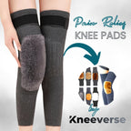 Premium Fur Knee Warmers – Winter Thermal Support Pads for Men & Women, Joint Pain & Arthritis Relief