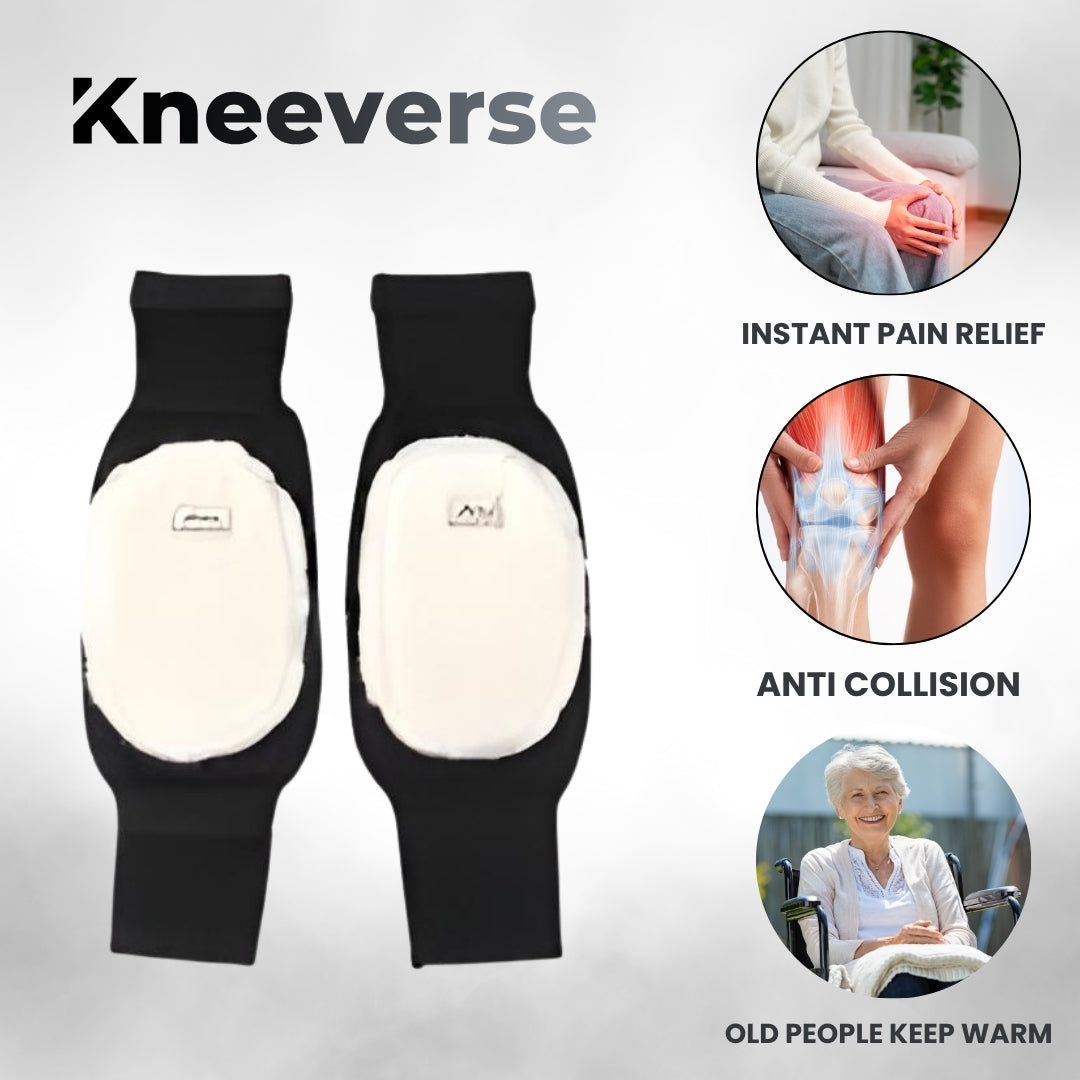 Premium Fur Knee Warmers – Winter Thermal Support Pads for Men & Women, Joint Pain & Arthritis Relief